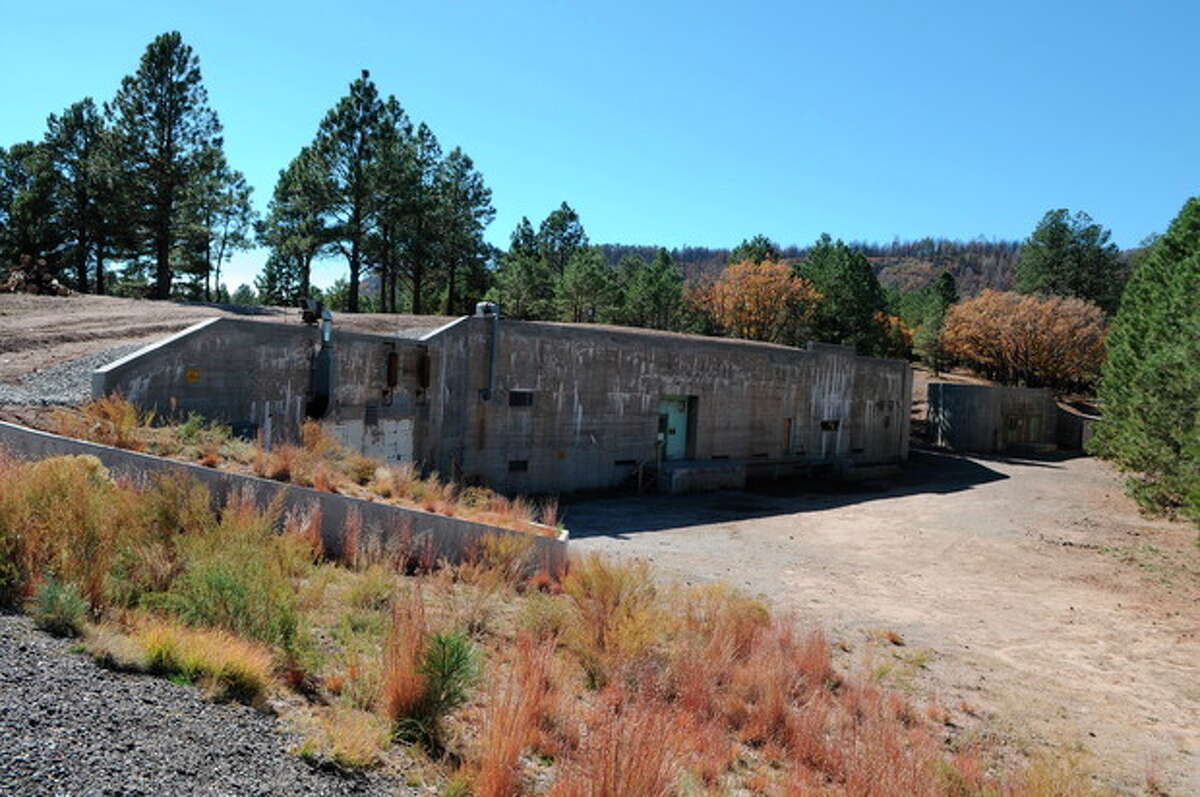 This undated image provided by the Los Alamos National Laboratory shows the "gun site" is where the bomb that was dropped on Hiroshima was assembled. Tucked away in one of northern New Mexico?’s pristine mountain canyons is this old cabin that was the birthplace not of a famous person, but a top-secret mission that forever changed the world. The iconic areas scattered in and around the modern day Los Alamos National Laboratory are being proposed as sites for a new national park commemorating the Manhattan Project. (AP Photo/Los Alamos National Laboratory)