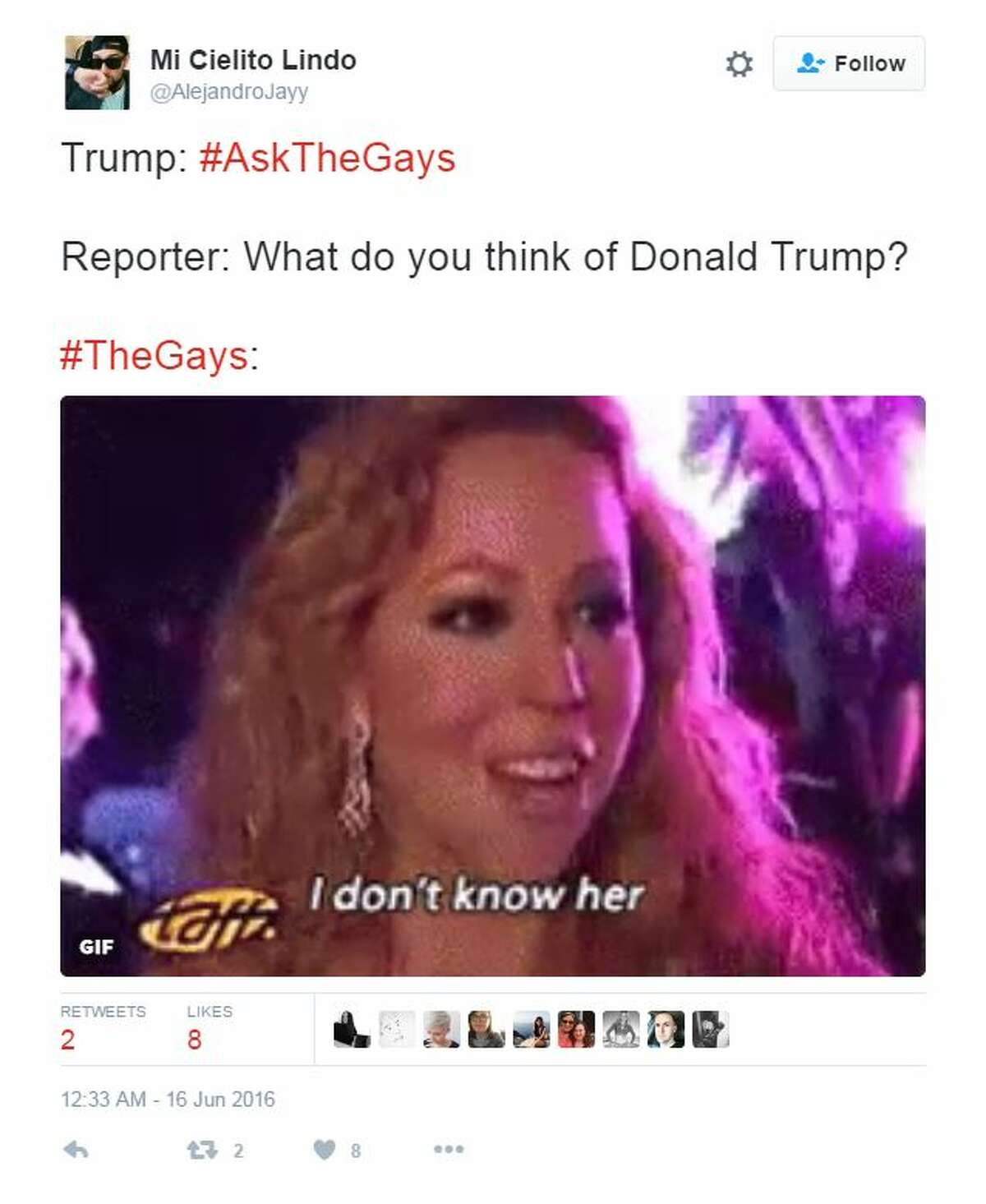 Twitter users spared no GIF when they took over the #AskTheGays hashtag on Twitter Wednesday night.