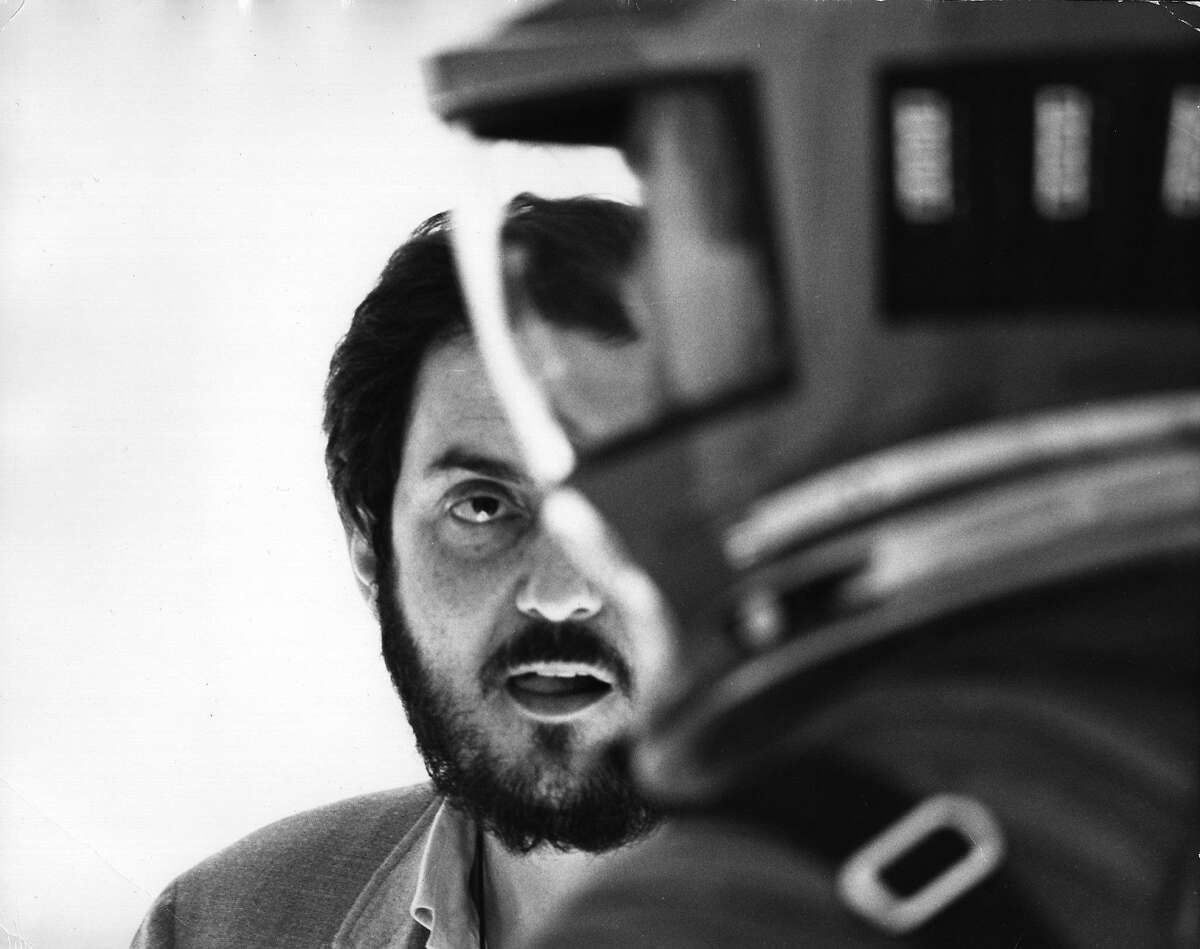 "2001: A Space Odyssey," directed by Stanley Kubrick (GB/United States; 1965�68). Stanley Kubrick on set during the filming. � Warner Bros. Entertainment Inc. "Stanley Kubrick: The Exhibition" is organized by the Deutsches Filmmuseum, Frankfurt am Main, Christiane Kubrick, Jan Harlan, and The Stanley Kubrick Archive at University of the Arts London, with the support of Warner Bros. Entertainment Inc., Sony Columbia Pictures Industries Inc., Metro Goldwyn Mayer Studios Inc., Universal Studios Inc., and SK Film Archives LLC. On view June 30�October 30, 2016 at The Contemporary Jewish Museum, San Francisco.