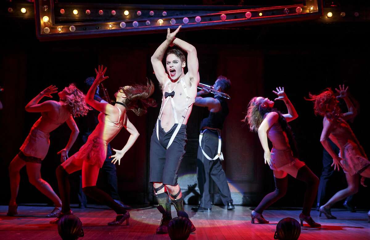 Randy Harrison as the�Emcee�and the 2016 national touring cast of Roundabout Theatre Company's "Cabaret."