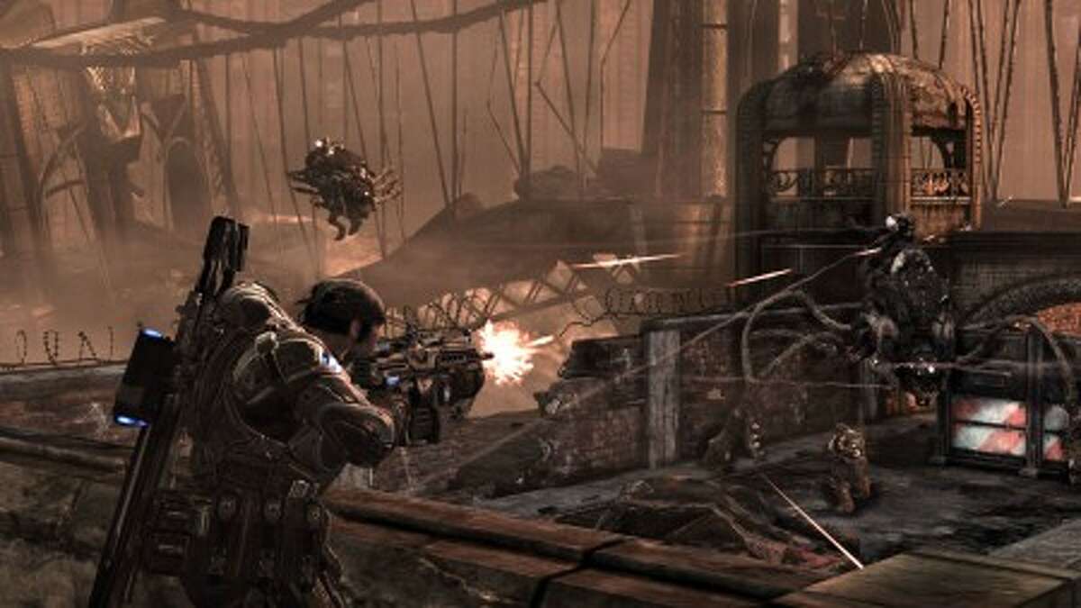 GEARS OF WAR Xbox 360 Game Combat Game Alien Game Zombie Game XBOX 360