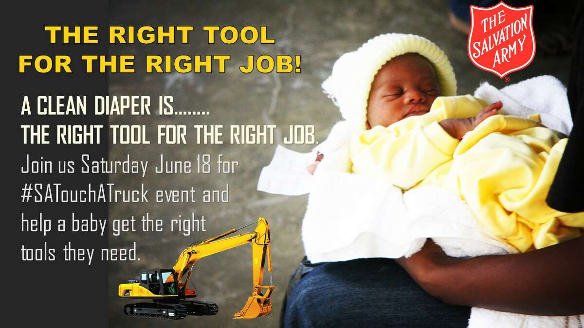 Salvation Army holds touch a truck diaper drive