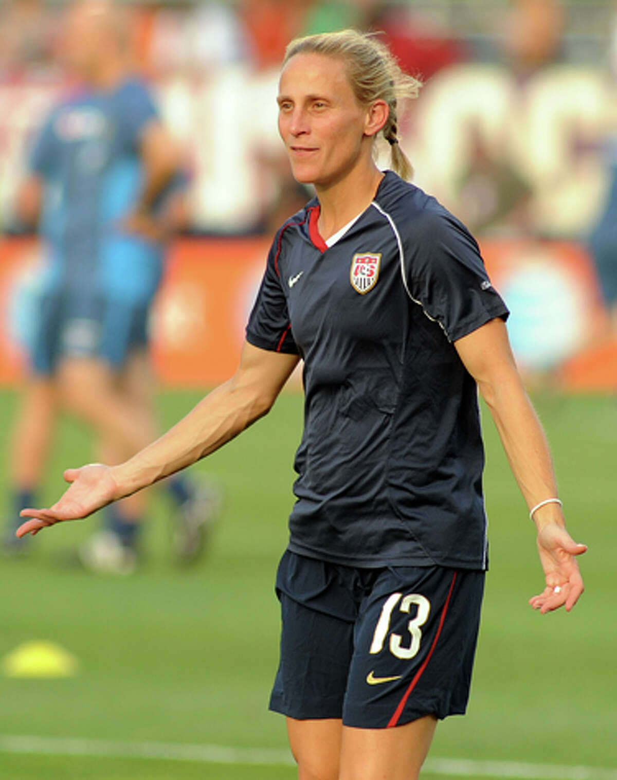 Kristine Lilly's coming home again to play soccer