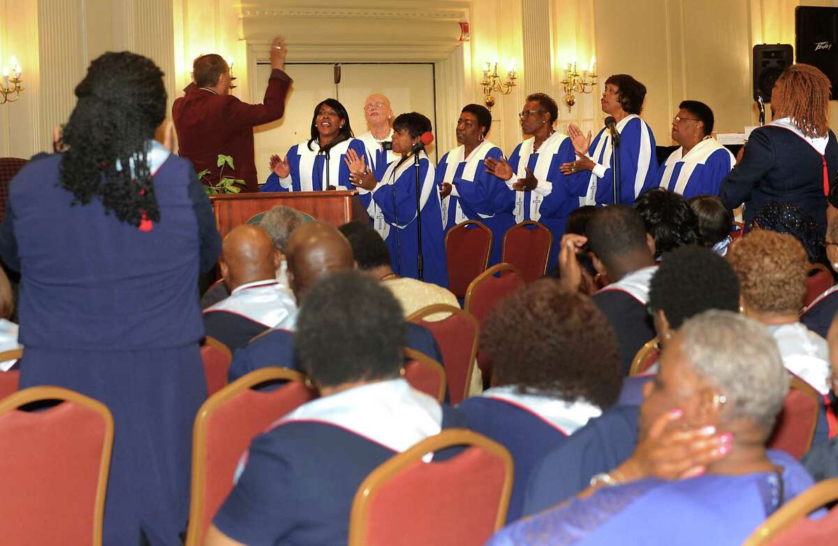 AME Zion Church members gather in Colonie