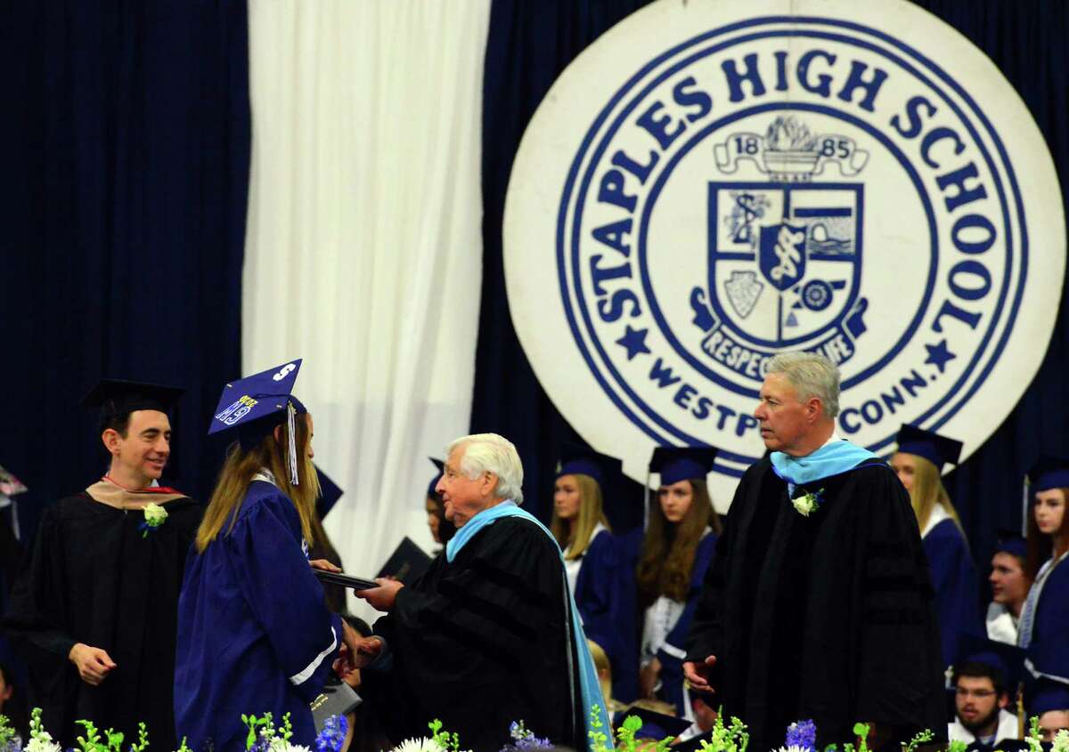 Under sunny skies, 483 graduate from Staples