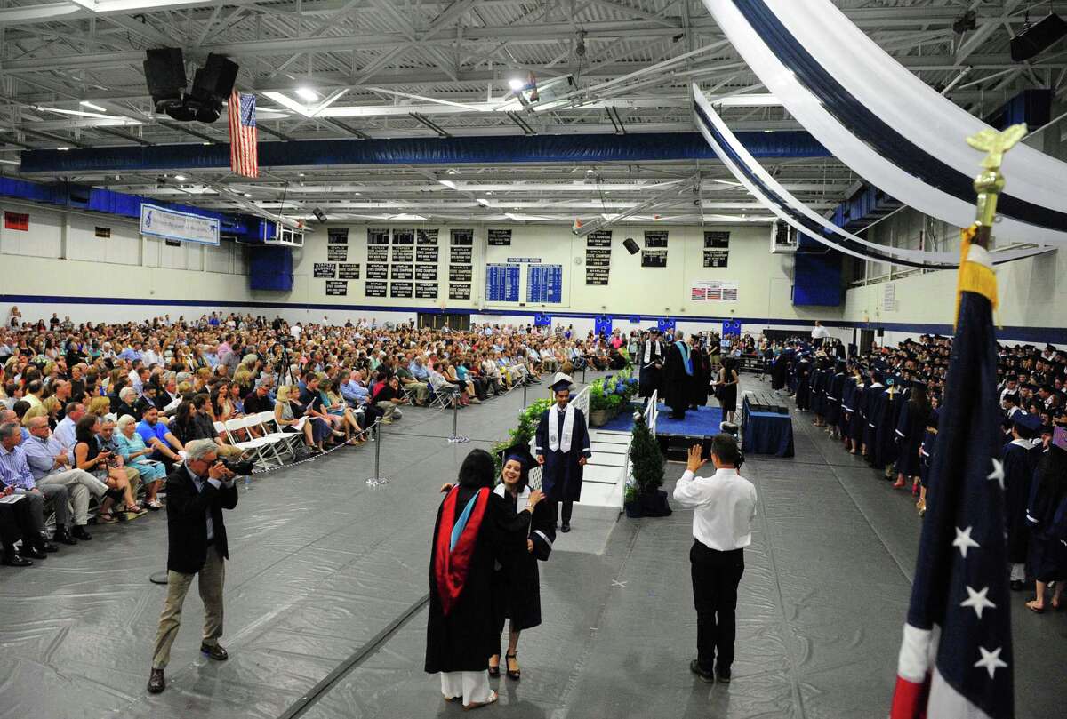 Under sunny skies, 483 graduate from Staples