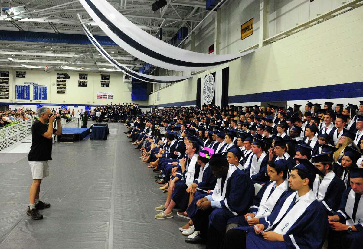 Under sunny skies, 483 graduate from Staples