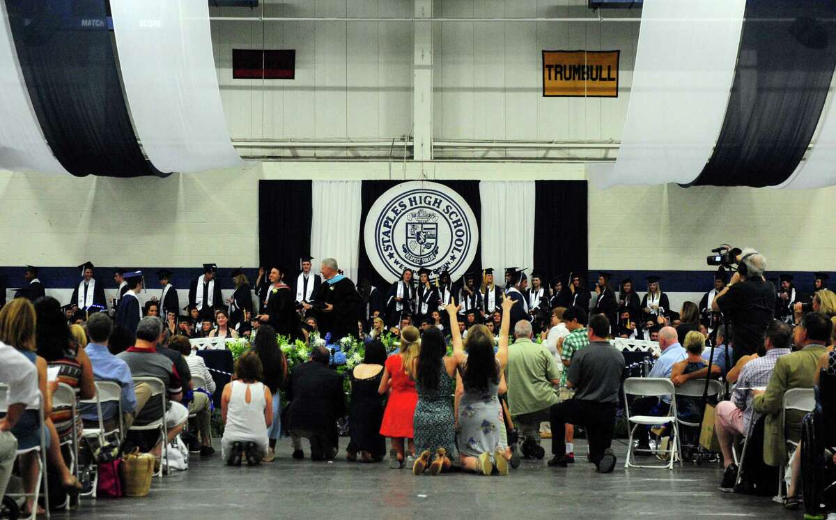 Under sunny skies, 483 graduate from Staples