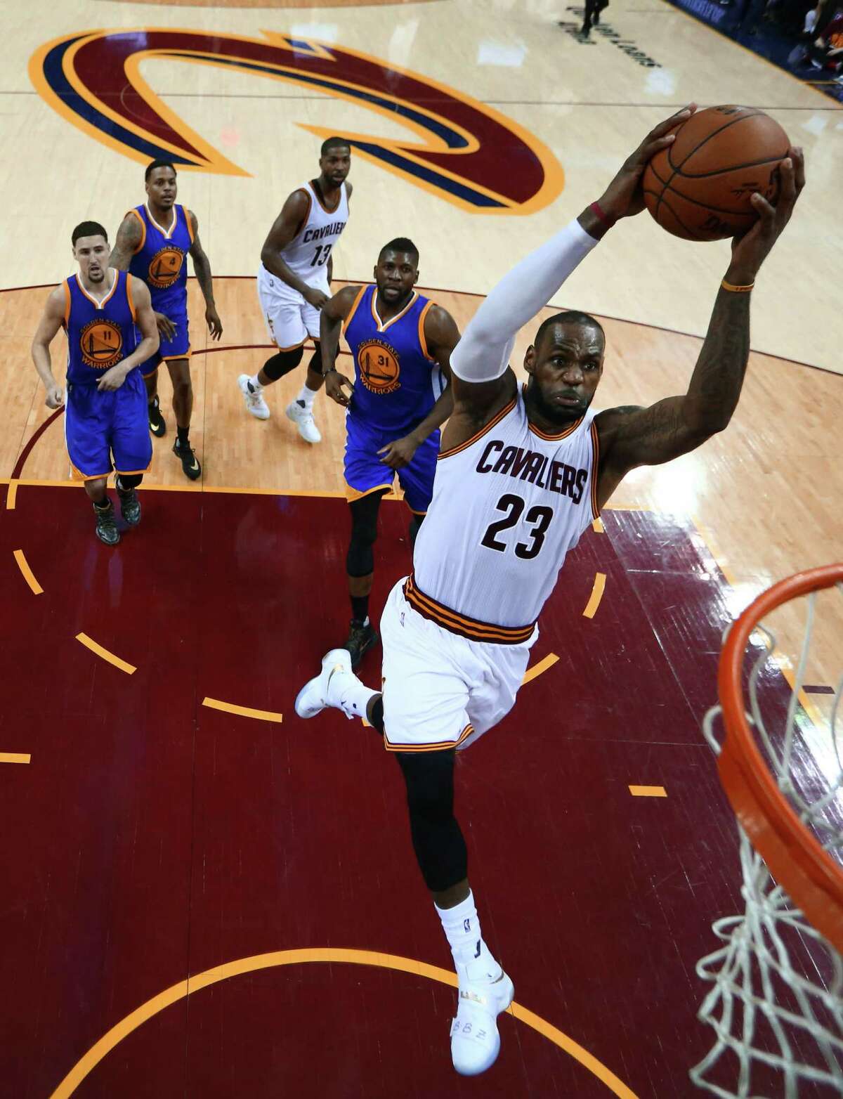 LeBron James and friends end Cleveland’s drought, beat