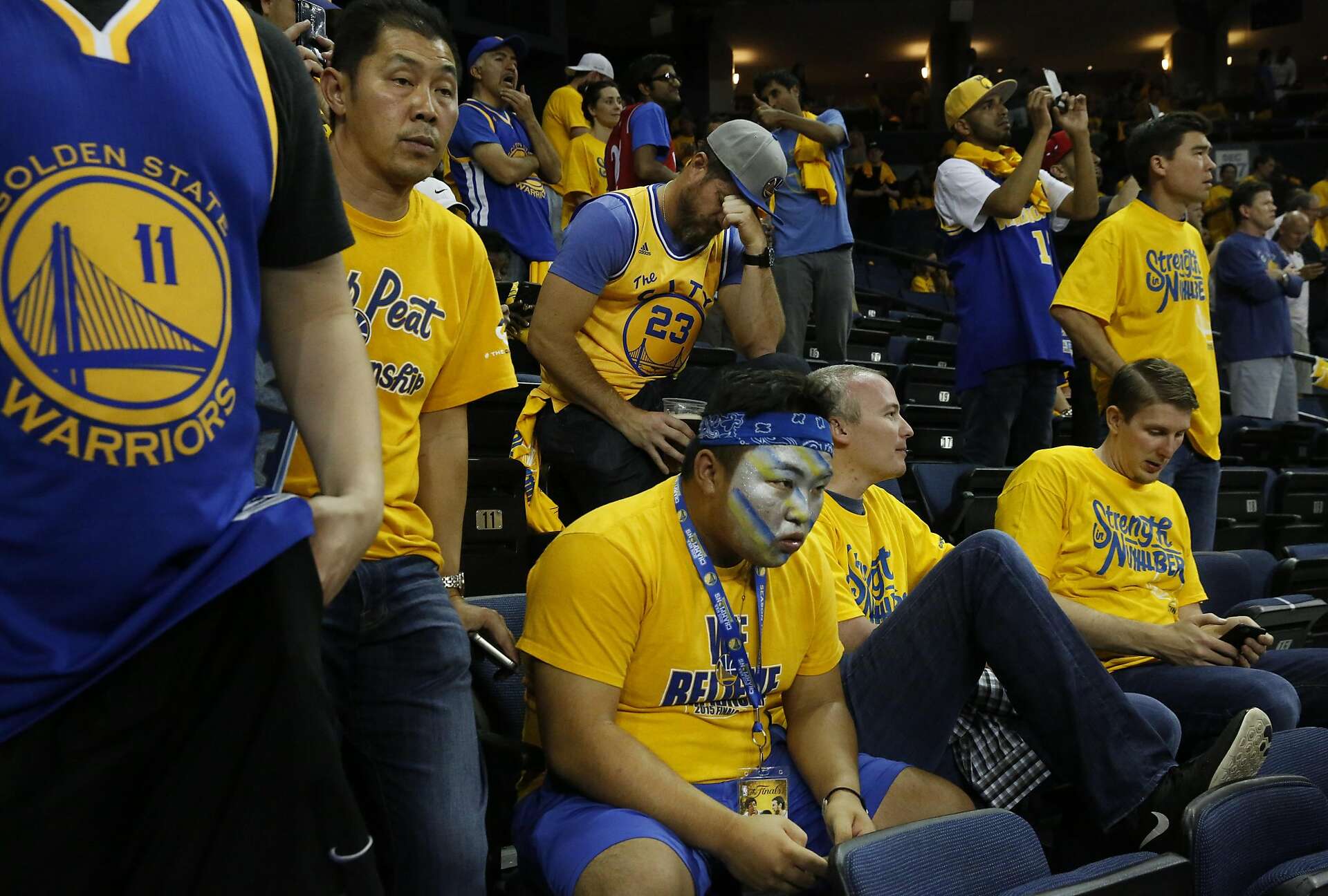 Golden State Warriors fans suffer along with their team