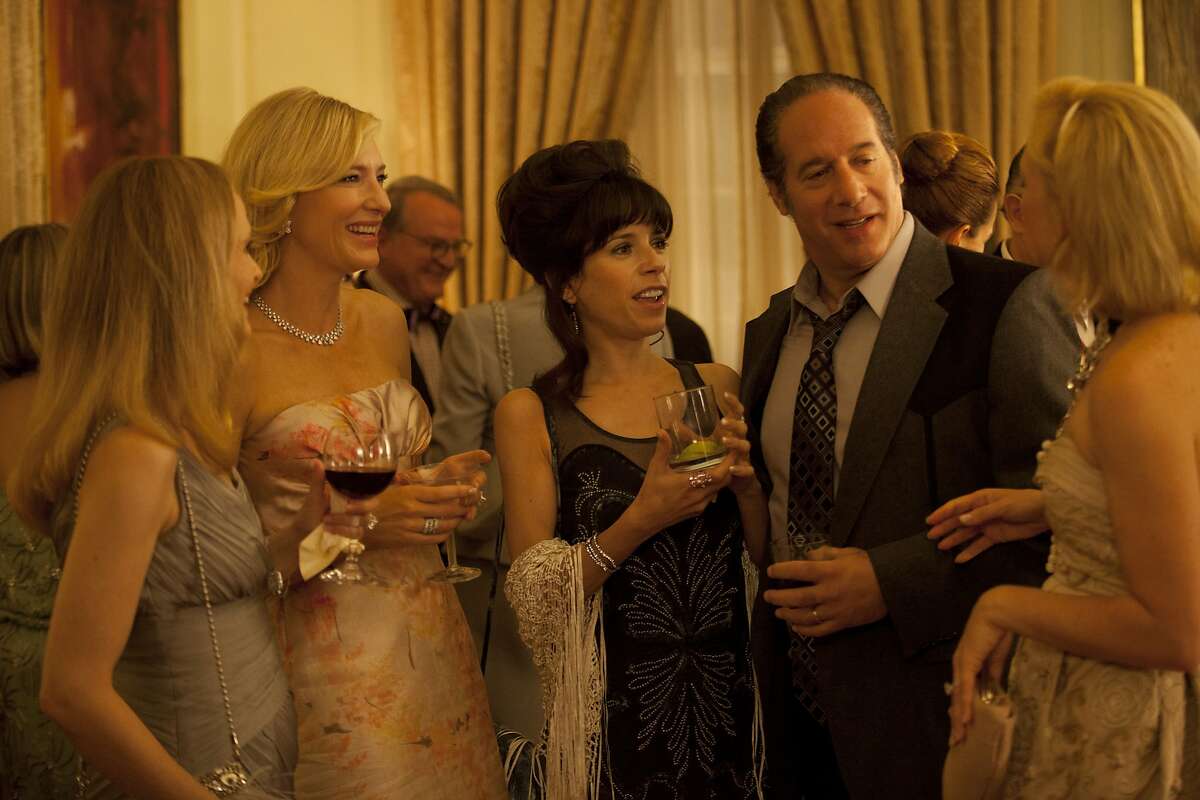 BLUE JASMINE: Left to right: Cate Blanchett as Jasmine, Sally Hawkins as Ginger and Andrew Dice Clay as Augie