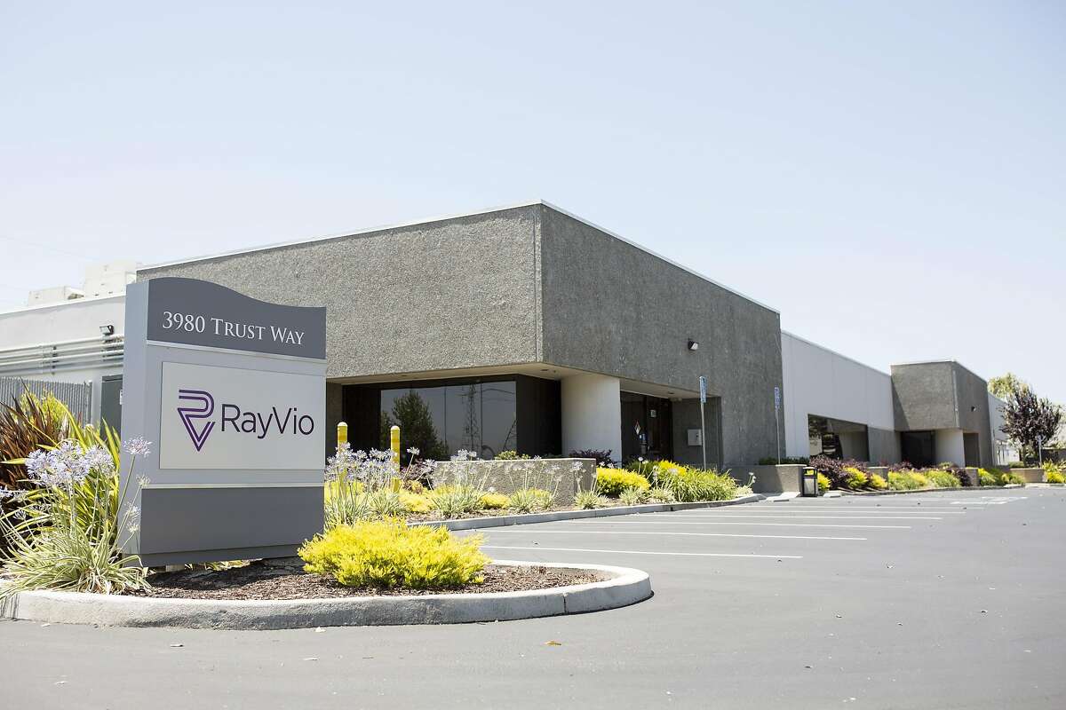 The office of RayVio is seen in Hayward, Calif., on Sunday, June 12, 2016.