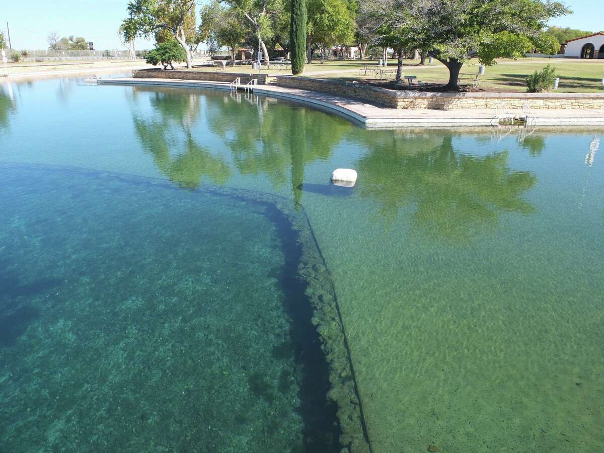 Texas' Balmorhea State Park pool is empty, and admission rules are changing