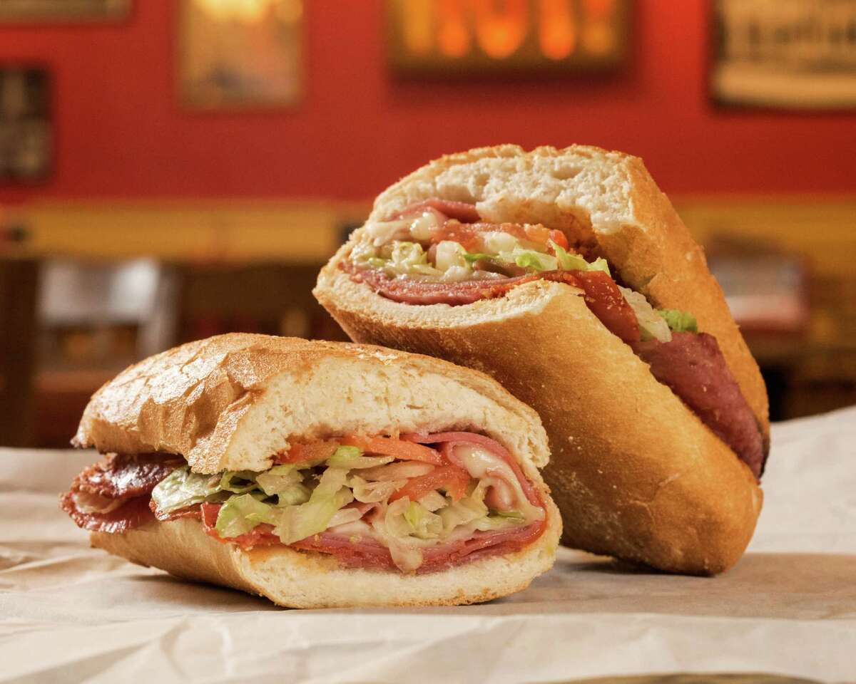 An Italian sandwich from Potbelly Sandwich Shop.
