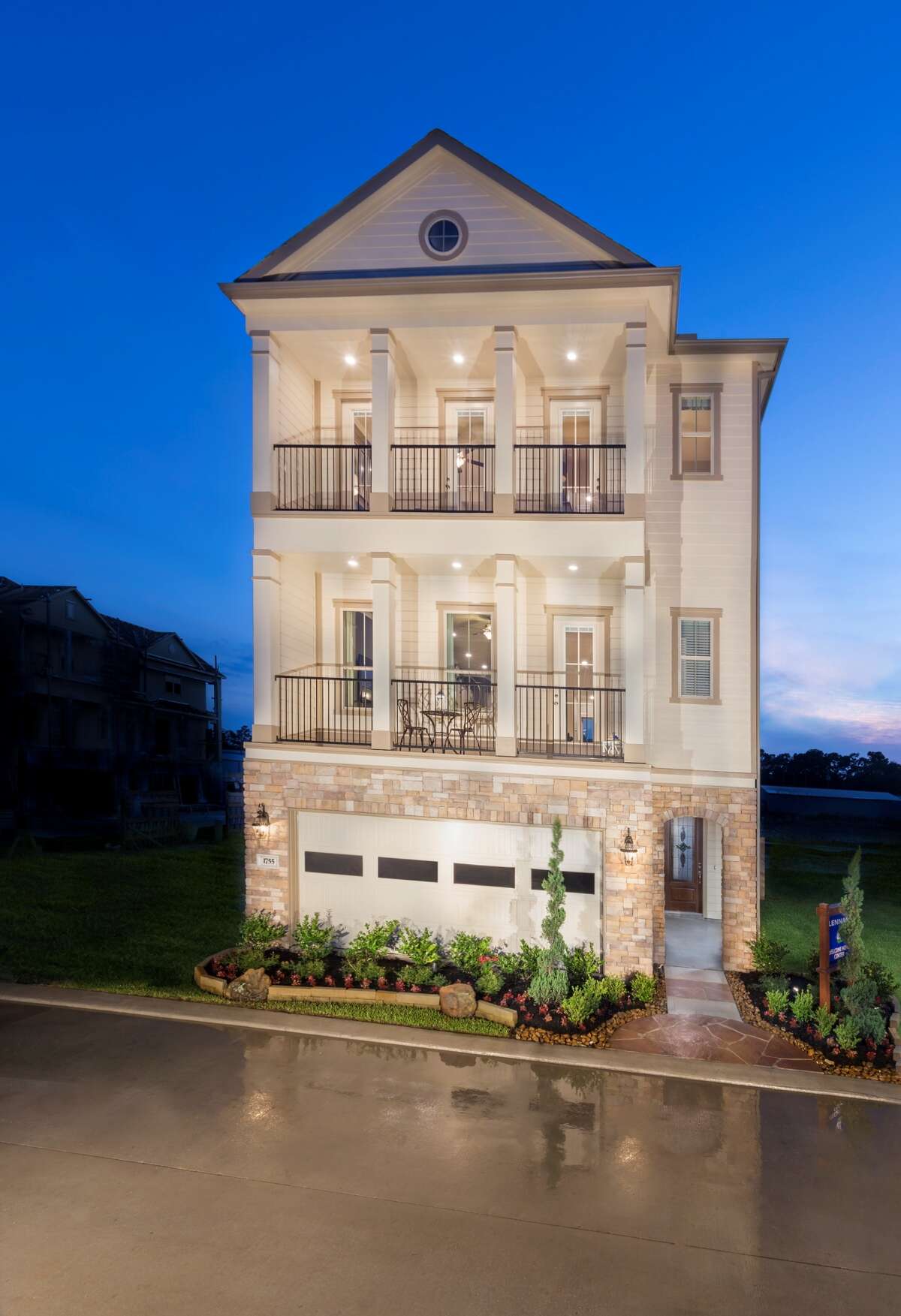 Three story townhomes in Knoll Park will range from 2,033 square feet to 2,728 square feet.