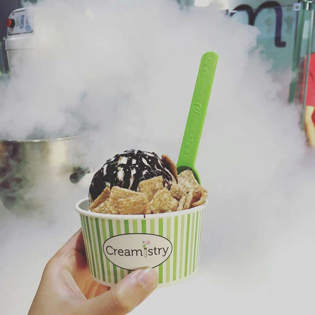 Liquid nitrogen ice cream shop 'Creamistry' opens first Texas location