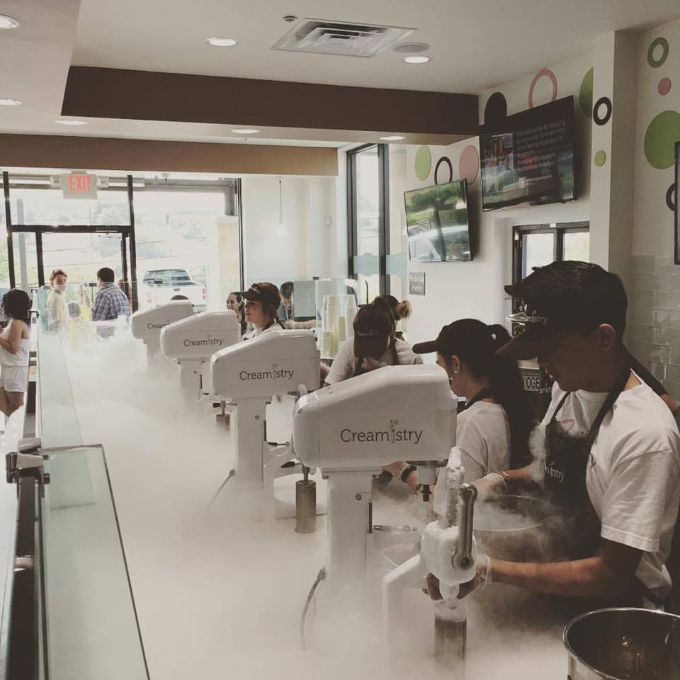 Liquid nitrogen ice cream shop 'Creamistry' opens first Texas location