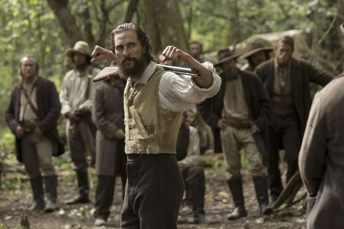 This image released by STX Productions shows Matthew McConaughey in a scene from "The Free State of Jones." (Murray Close/STX Productions via AP)