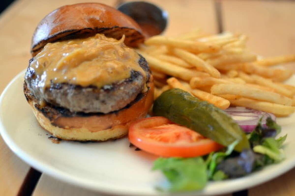 Bailey’s Backyard (Ridgefield) - Chef Forrest Pasternack’s “Cheddar and Ale Burger”