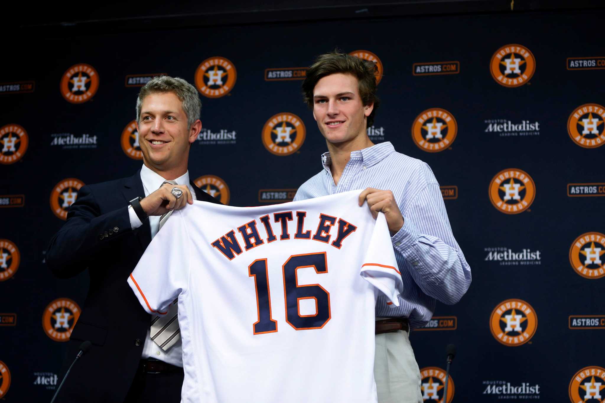 Astros' top draft pick proves he can set goal and achieve it