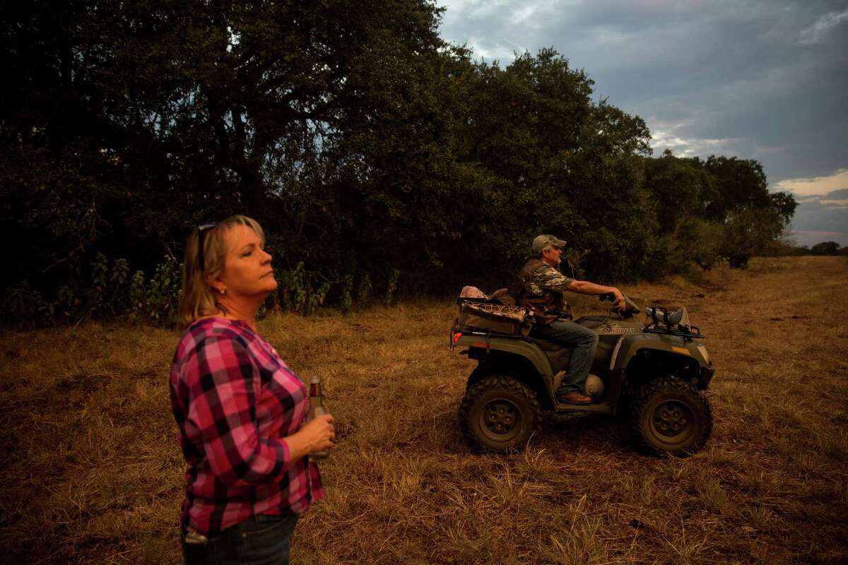 Shirley Lee and her husband Ron Lee go dove hunting on the family ranch in Bexar County, Texas on September 25, 2015. The Lees bought 2.5 acres of the original 600 acre property, but help manage the rest of the land. The ranch has become surrounded by residential neighborhoods in recent years.