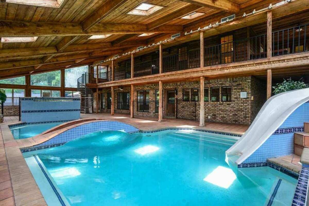 Nederland Home With Indoor Pool Water Slide Is A Swimmers Paradise