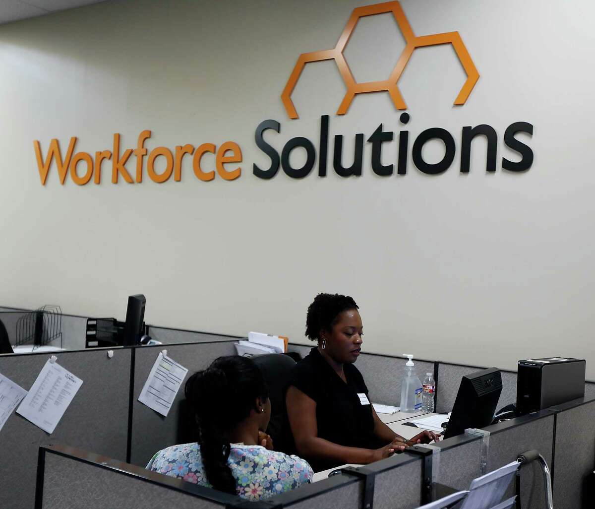 The downturn in the economy has kept Gulf Coast Workforce Solutions, at least, busier than usual.