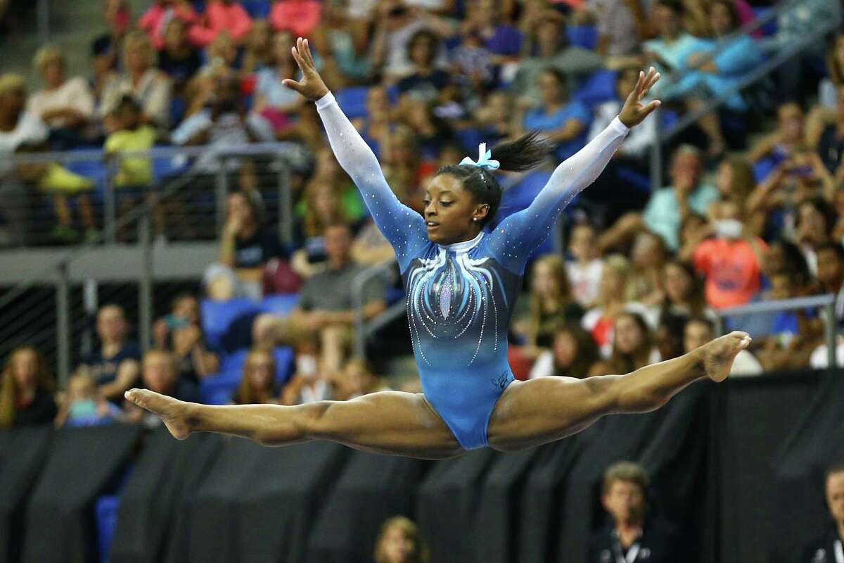 Spring's Simone Biles collects fourth consecutive national championship