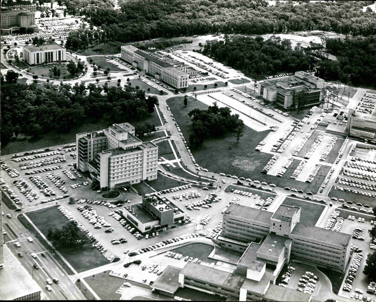An aerial view of the Texas Medical Center in 1958.