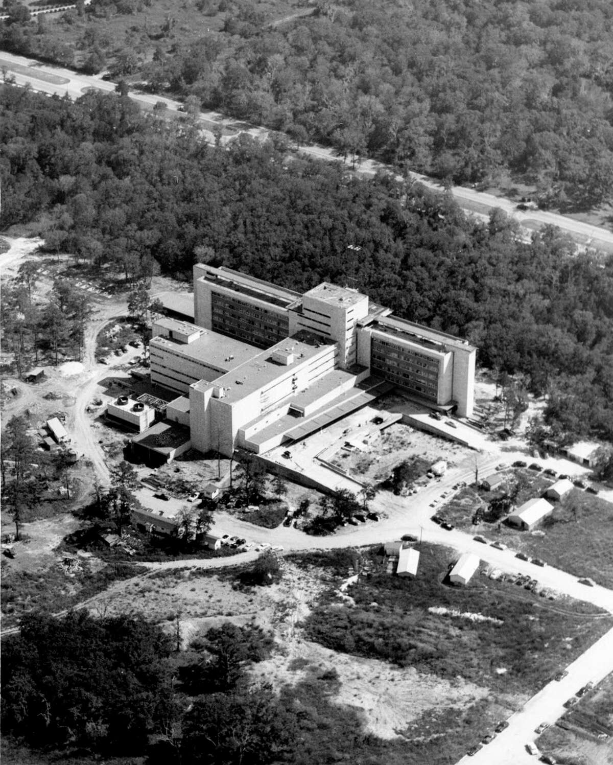 Construction of MD Anderson Hospital for Cancer Research was ongoing in 1952. The school opened its new center in 1954, when 46 patients were moved in from its original facility.
