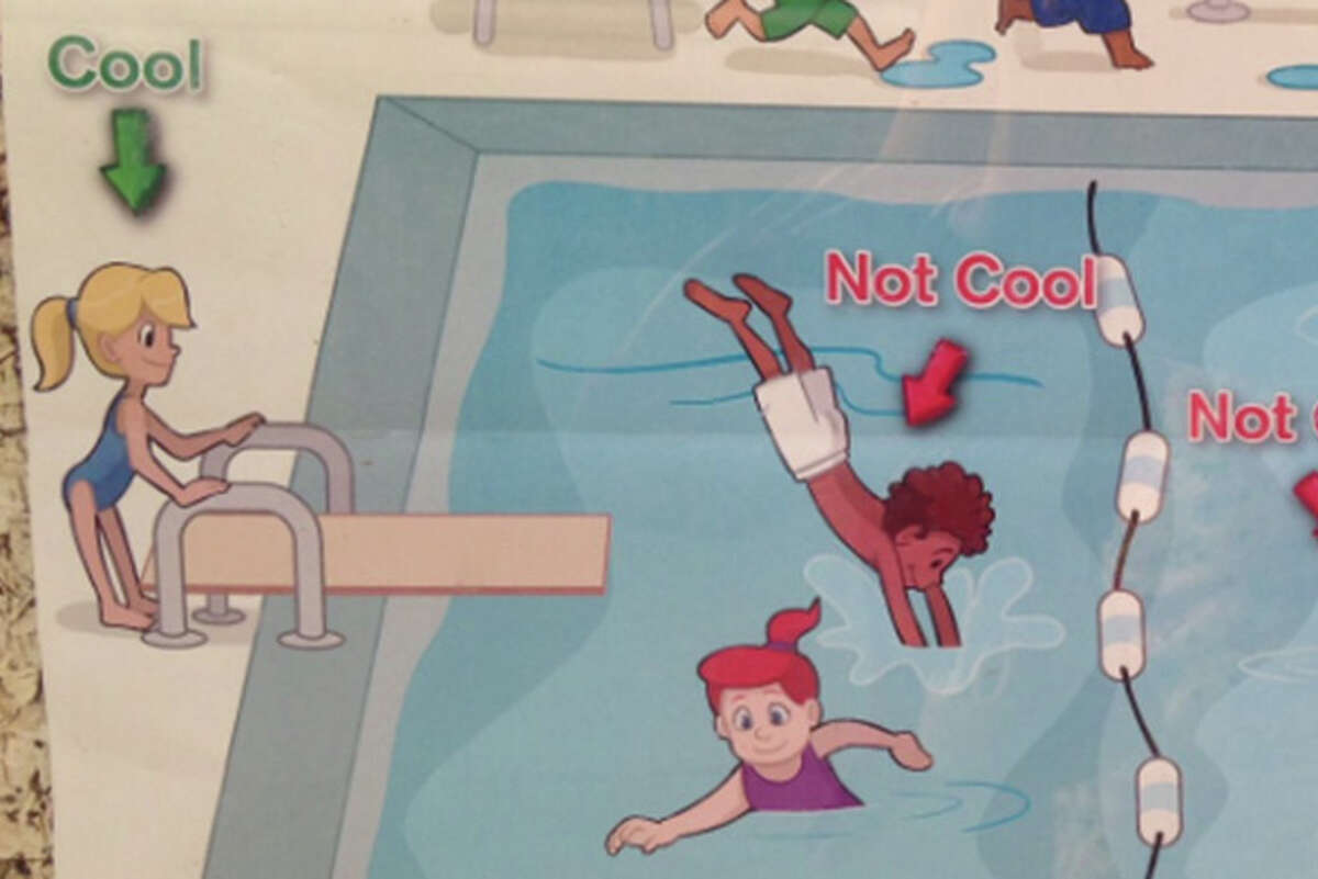 The Red Cross issued an apology following their production of a pool safety poster that some found "super racist."