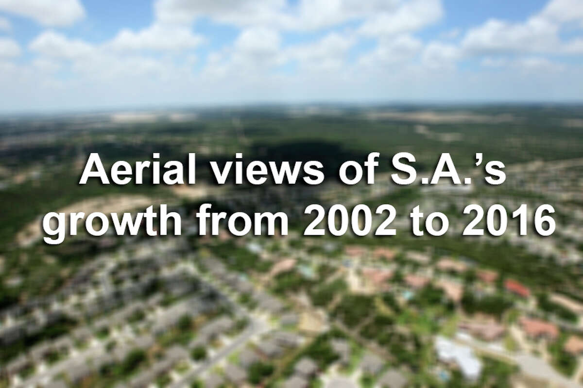 Already the seventh largest city in the country with 1.4 million people, San Antonio is expected to add another 1.1 million residents over the next 25 years. Scroll through the slideshow for aerial views of how the city has developed since 2002.