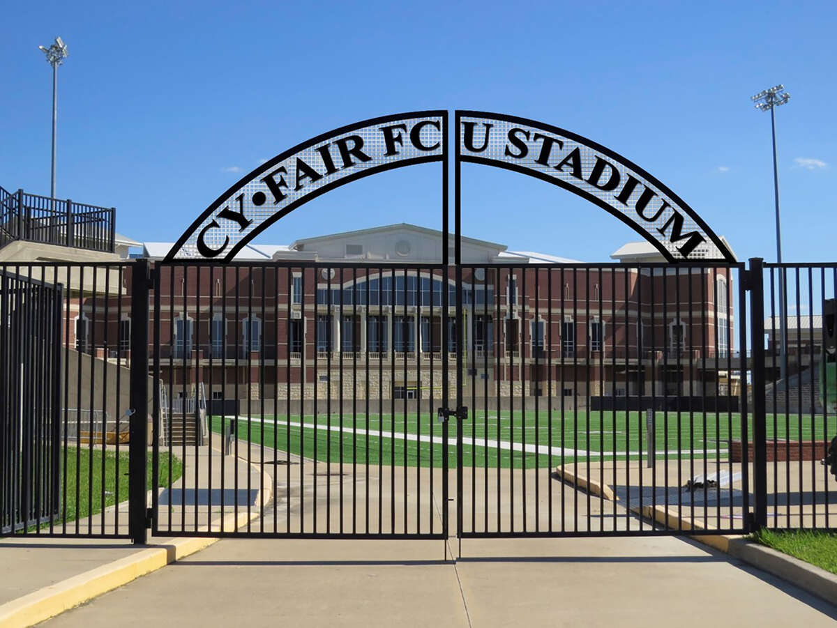 TEXAS' MOST EXPENSIVE HIGH SCHOOL FOOTBALL STADIUMS Berry Center (Cy-Fair FCU Stadium) Cy-Fair ISD Cost: $80 million* Opened: 2006 Capacity: 11,000 *The $80 million figure also includes construction of 9,500-seat arena and 456-seat theater