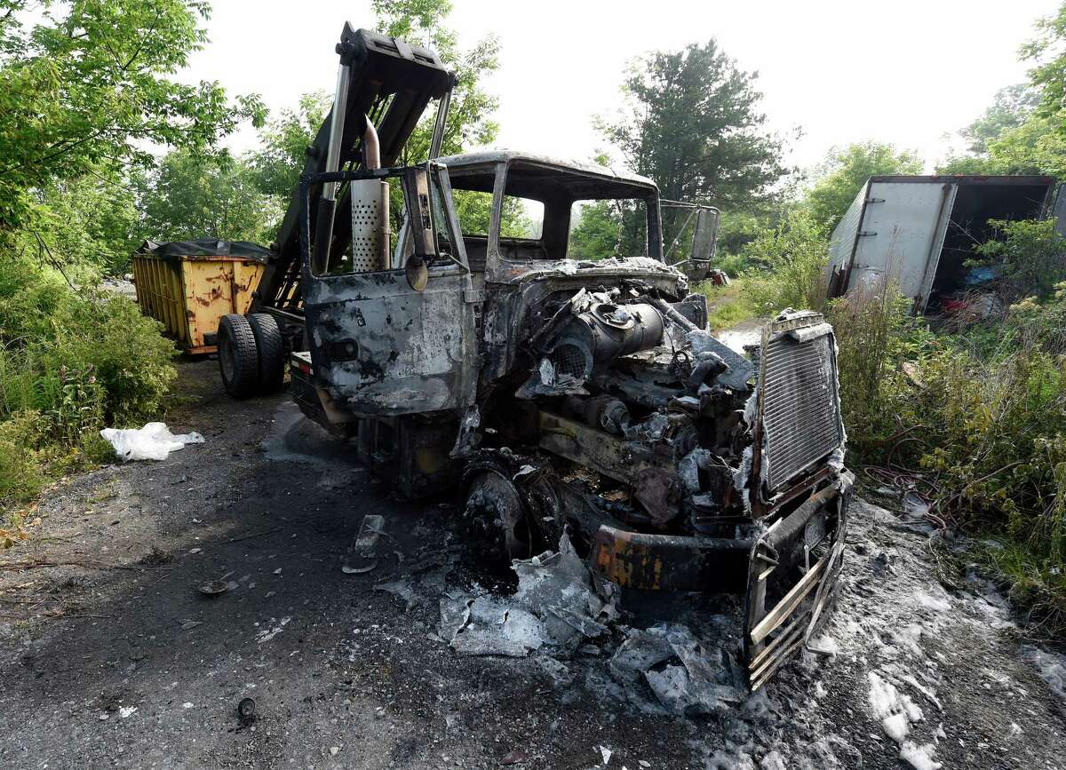 Shot fired, trucks torched in Duanesburg dumping case, State Police say