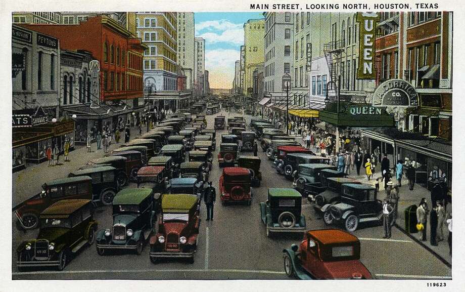 North vintage. Main Street Houston. Main_Street_looking_South_Houston_Texas_(1908). Хьюстон улицы. Main_Street_looking_South_Houston_Texas_(1908).jpg.