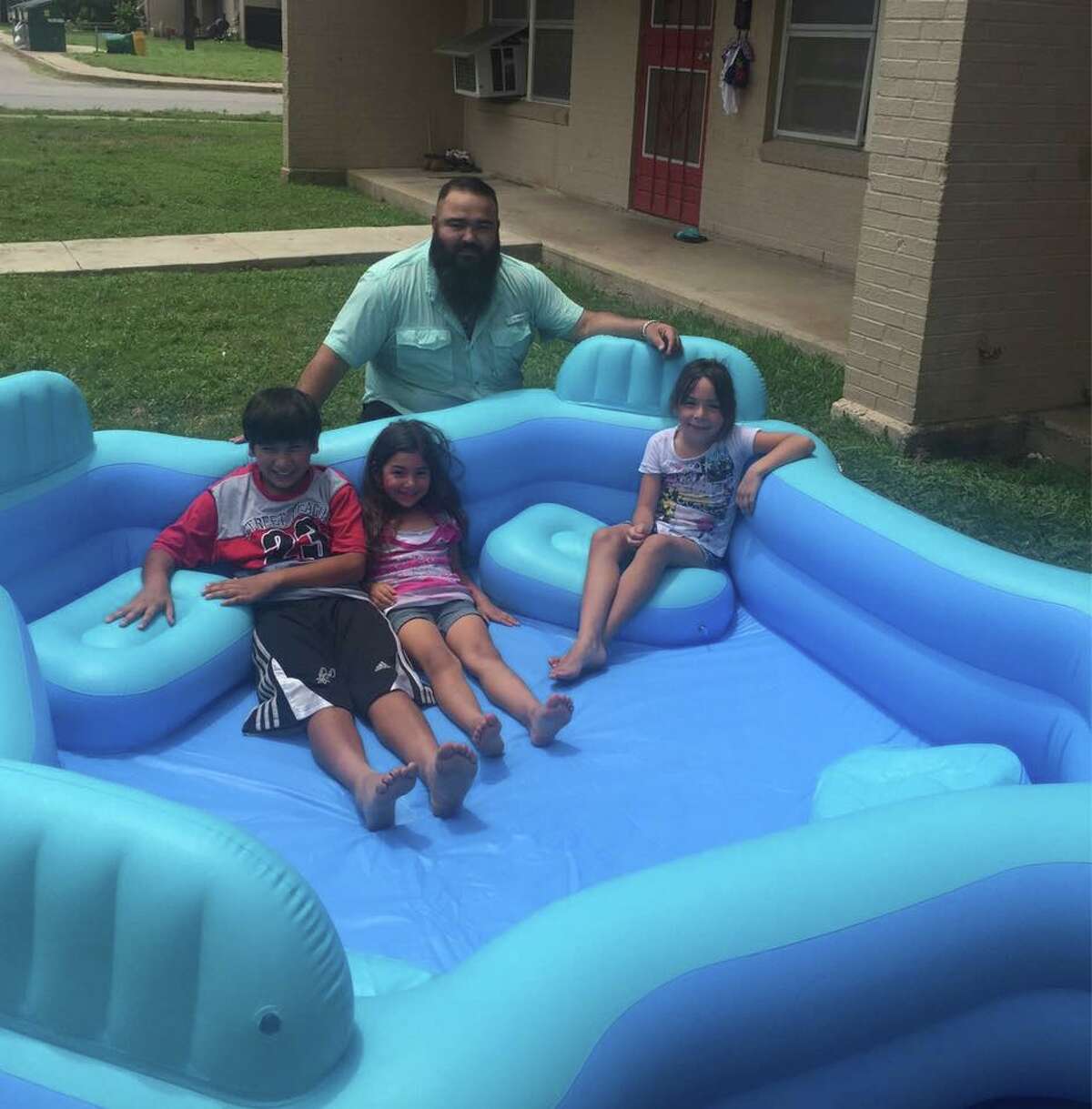 While some social media users scrolled past a viral, now-deleted Facebook photo in jest, one man used the picture — mocking a West Side family using a tarp in a truck bed as a makeshift pool — to motivate his heartwarming response.