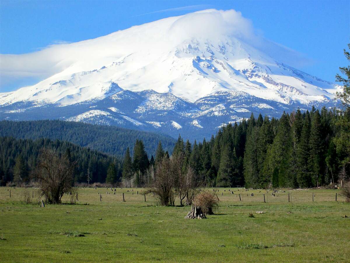 Mount Shasta dreamin': From near a trailhead for the Pacific Crest Trail, a view of 14-179-foot Mount Shasta, the crown jewel of Northern California