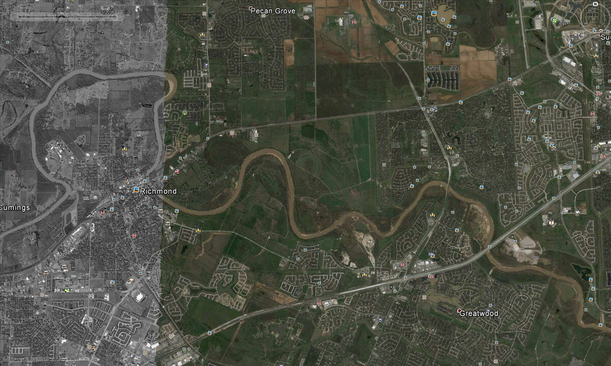 Screenshots from Google Earth show just how bad Texas flooding actually was