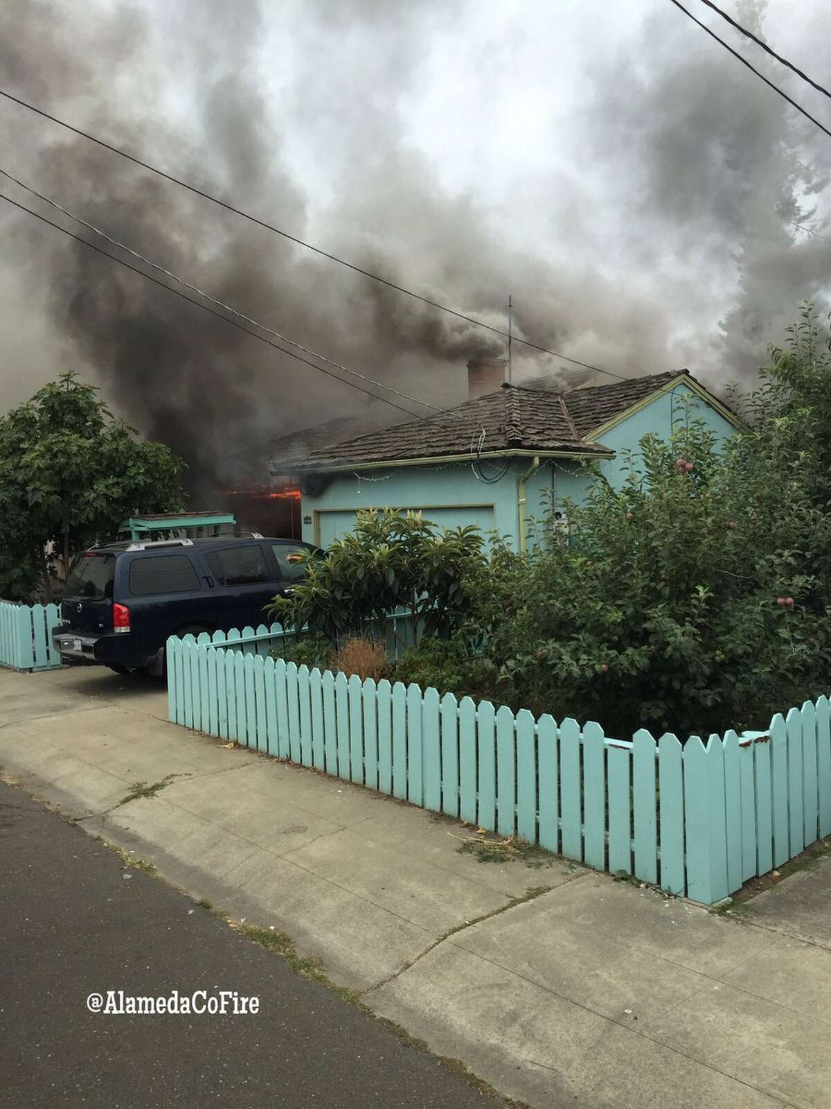 A fire in Hayward injured a 16-year-old girl and her two brothers on Wednesday June 29, 2016.