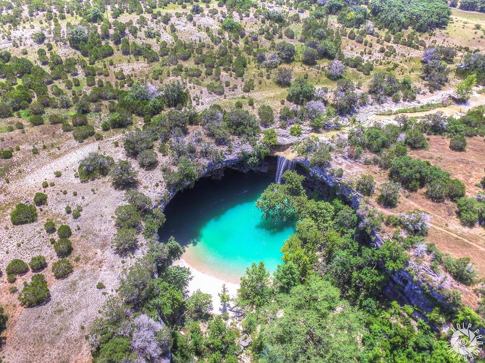 Amazing aerial video shows new side of Hamilton Pool, a hidden gem of Texas