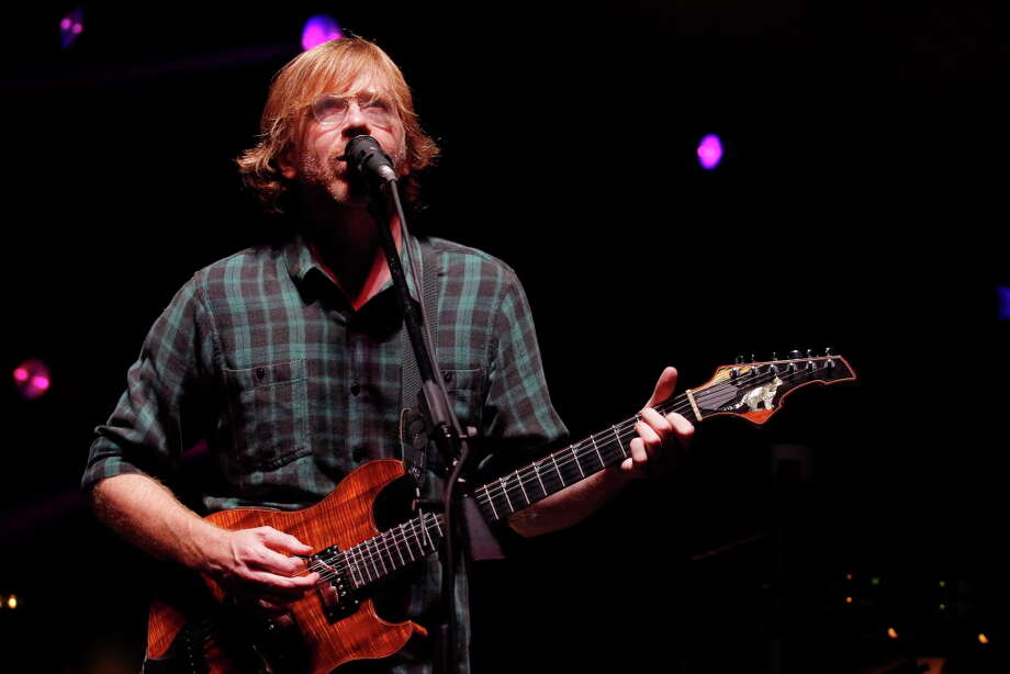 Trey Anastasio, guitarist and lead vocalist for Phish, performs at the Saratoga Performing Arts Center Friday night, July 6, 2012 in Saratoga Springs, N.Y. (Dan Little/Special to the Times Union) Photo: Dan Little / 00018342A