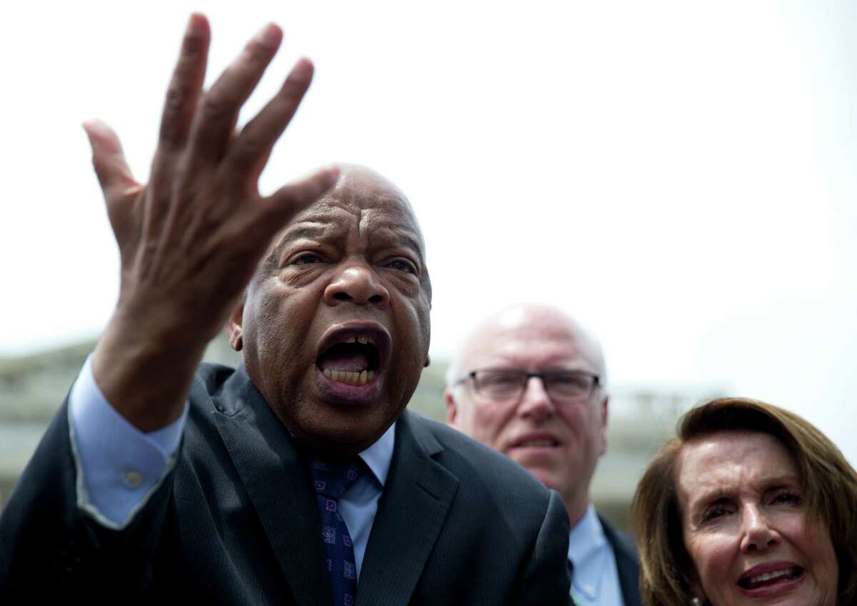 The following politicians are boycotting Trump's inauguration: Rep. John Lewis (D-Ga) Lewis said on “Meet the Press” that he doesn’t think Trump’s presidency is legitimate.