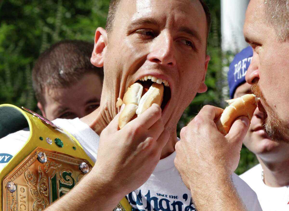 Nathan's Hot Dog Eating Contest Eating their way to glory