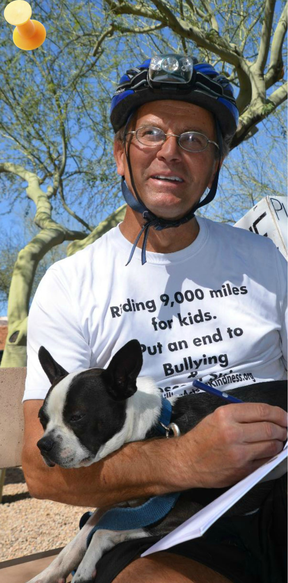 Ohio man brings kindness mission to Greenwich