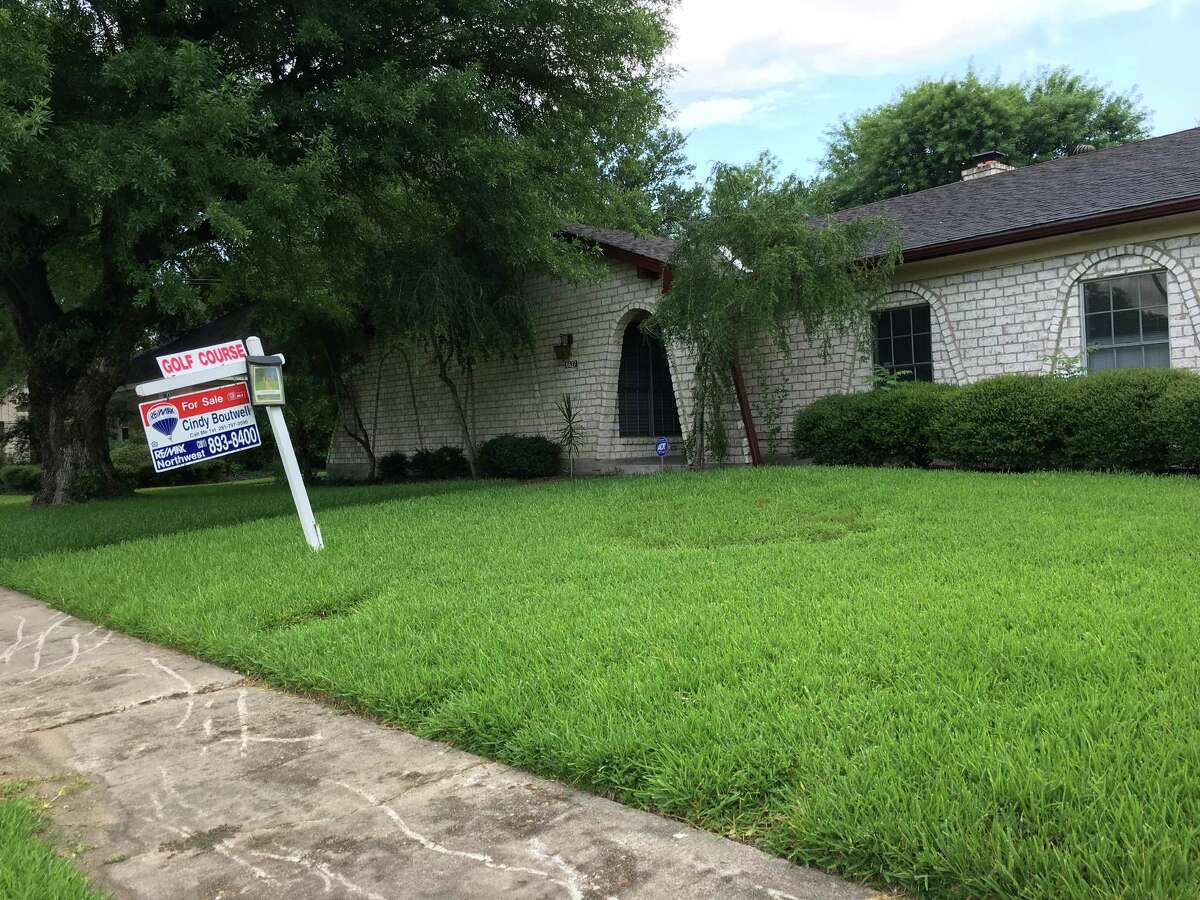 A house on a golf course is for sale in Sharpstown. The community has post-war bungalows, traditional ranches and midcentury moderns.