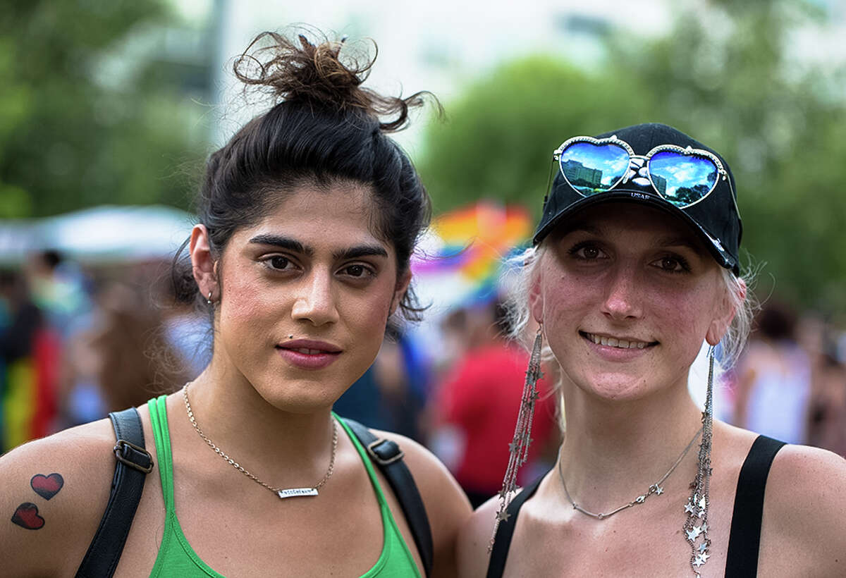 Many in San Antonio turned out for the city’s 2016's gay Pride Festival and Parade at Crockett Park and downtown on Saturday to show support and love for the LGBTQ community. This year’s theme was “Peace. Love. Pride."