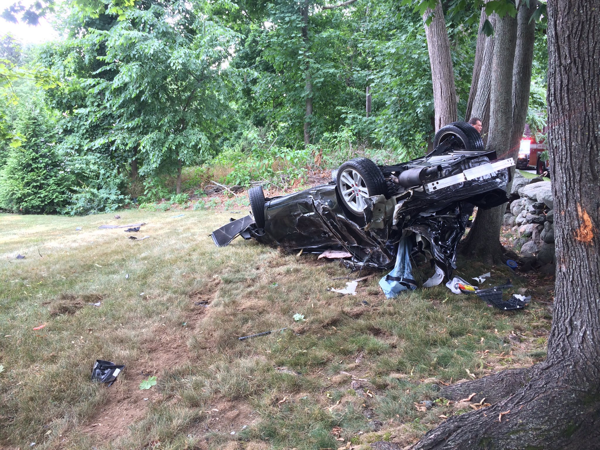 Rollover Accident Shuts Down Part Of North Street 6881