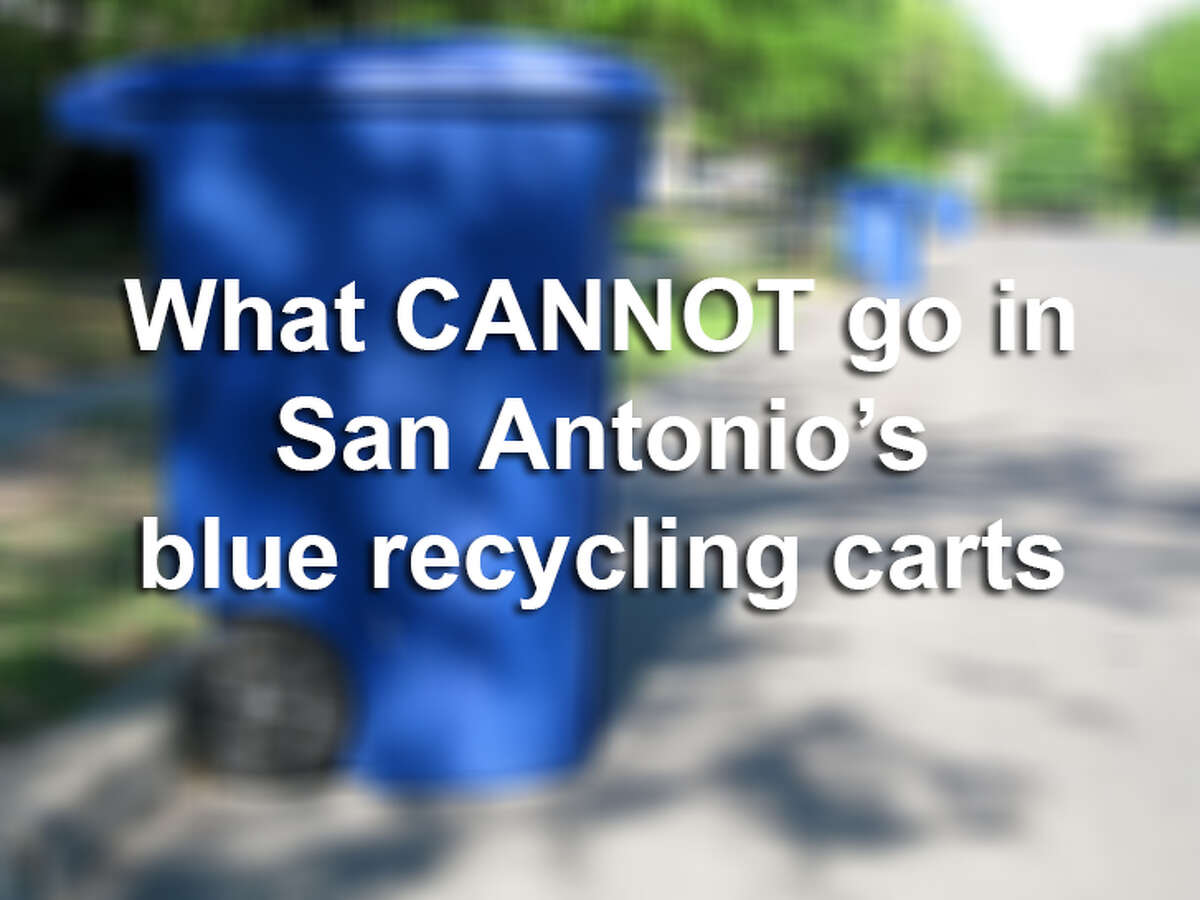 What you can't and can recycle in San Antonio