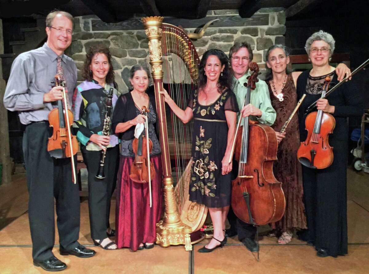 The Sherman Chamber Ensemble will kick off its signature summer concert series July 8 in Kent and July 9 in Sherman. Concerts will be held at 8 p.m. July 8, Aug. 12 and Sept. 2 at St. Andrews Episcopal Church at 1 North Main St. in Kent and July 9, Aug. 13 and Sept. 3 at Lake Mauweehoo Clubhouse on Leach Hollow Road in Sherman. A reception with the musicians will follow each concert. Shown at the 2015 concert series are, from left to right, Michael Roth, Jo-Ann Sternberg, Jill Levy, Stacey Shames, Eliot Bailen, Susan Rotholz and Sarah Adams.