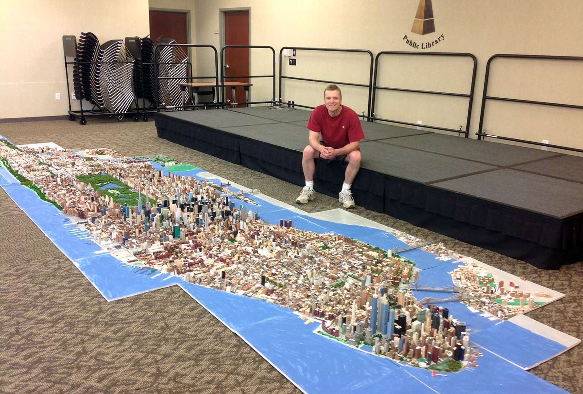 A model replica of the big city